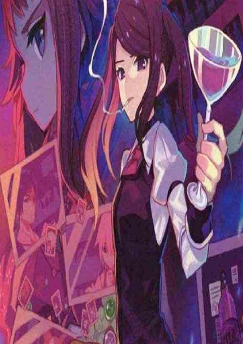 赛博朋克酒吧里
